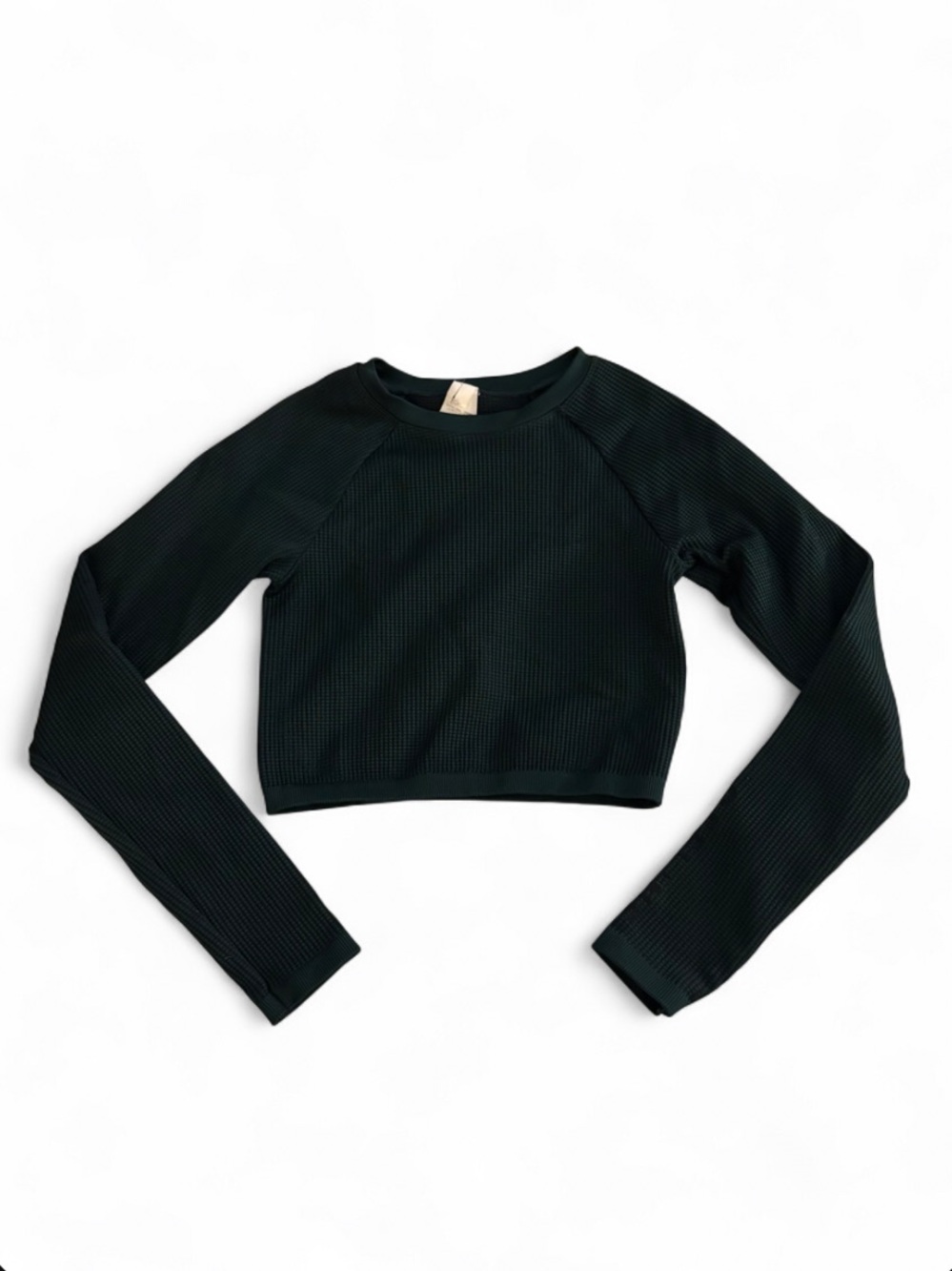Offline by Aerie Dark Green Long Sleeve Gym Work Out Top